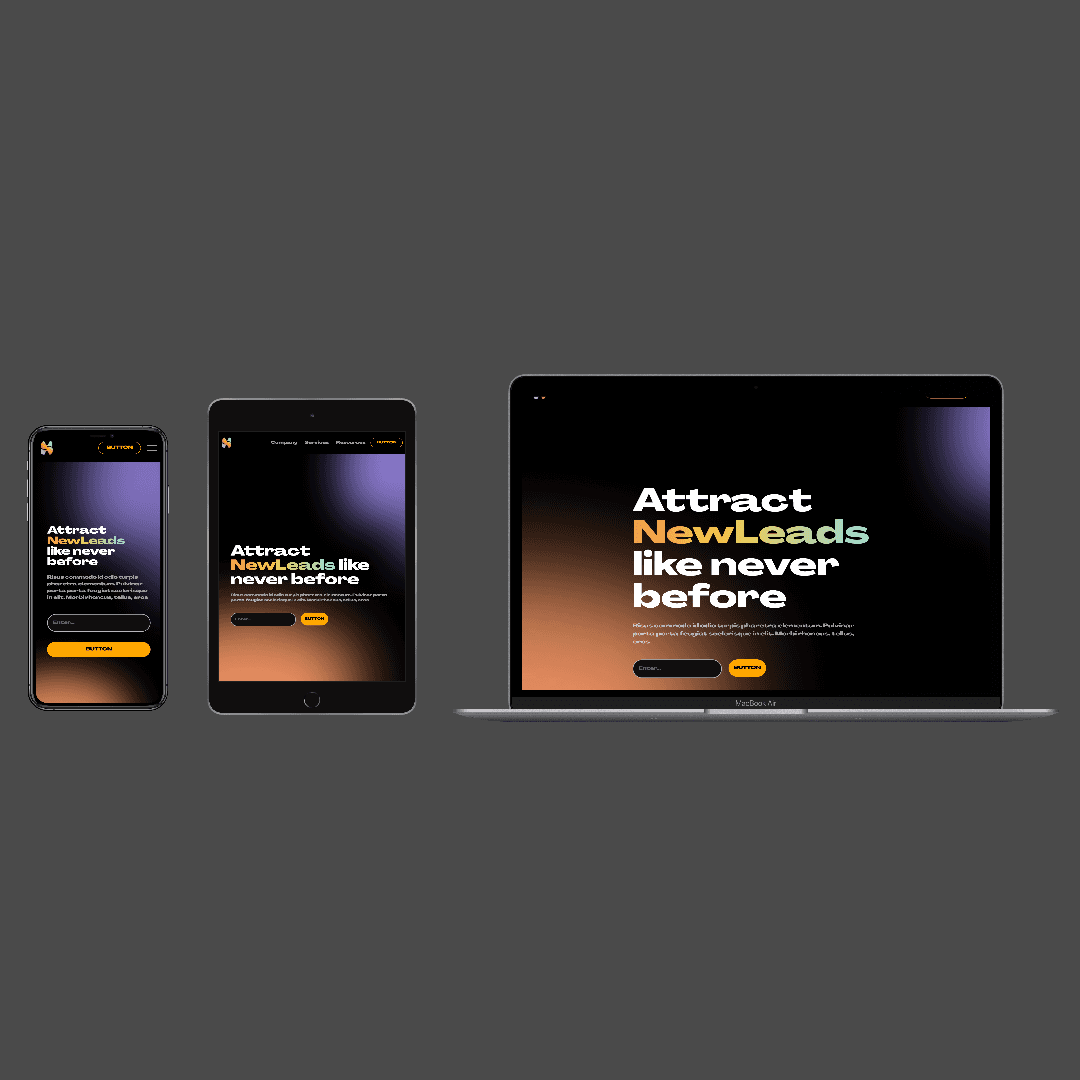 Responsive Modern Website with Animations (HTML, JS, Tailwind, SCSS)