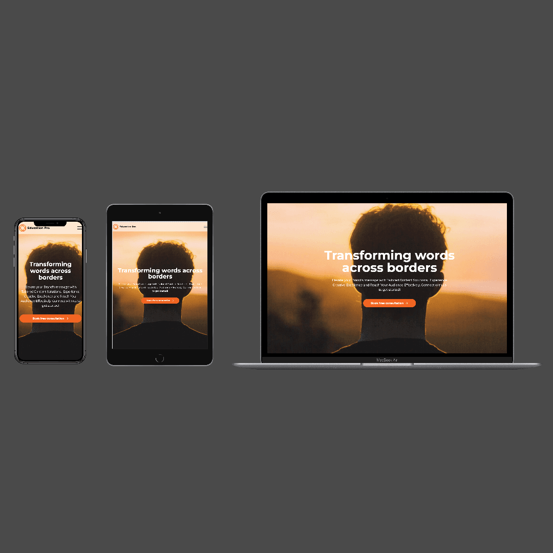 WordPress Landing Page — Fully Editable, Responsive & Animated